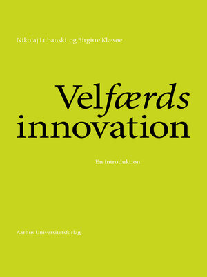 cover image of Velfærdsinnovation